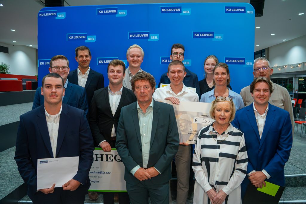 Groepsfoto Masterproefprijzen 2026