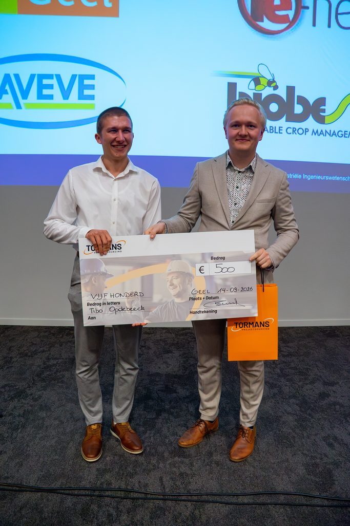 Winnaar Masterproefprijzen Tormans